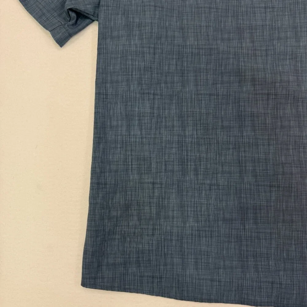 Kuhl Shirt Mens XL Persuadr Short Sleeve Button Up Lightweight Blue UPF Hiking - Picture 13 of 16